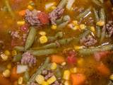 A picture of Hamburger Vegetable Soup.