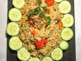 A picture of Vegetable fried rice.