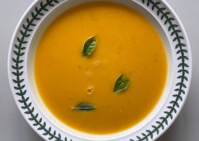 A picture of Use-up Cooking Water, Carrot & Potato Soup.