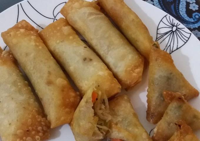 A picture of Vegetable Rolls #cookpadramadan.