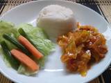 A picture of Ugali & cabbage#vegetables#recipemarathon.