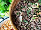 รูปของ คั่วลาบเหนือ🌶️สำหรับปีใหม่เมือง🧄(Local stir- fried minced pork with northern Thai Laab Spice)🌶️
