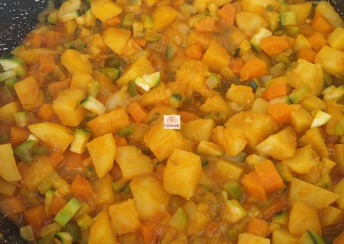 A picture of Vegetable curry.