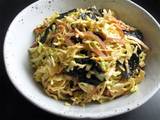 A picture of Cabbage & Nori Salad with Gochujang Mayo Dressing.