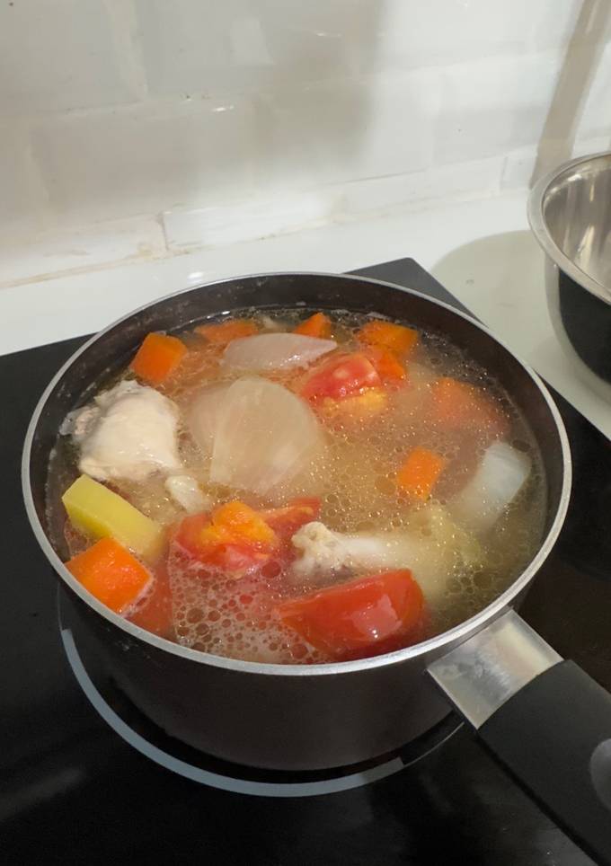 รูปของ ซุปน่องไก่มันฝรั่ง