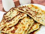 A picture of Scottish traditional breakfast "Tattie scones".