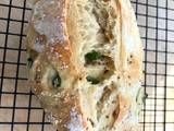 รูปของ ขนมปังกุ๊ย(ช่ายและงาขี้ม่อน)🍞Chive and Perilla Seed Bread🥬🍞