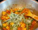 A picture of step 2 of Turnip and Mixed Vegetable Curry.