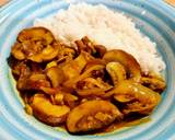 A picture of step 5 of Mushroom Curry Rice (Vegetarian).