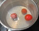 A picture of step 2 of 🍝 Aubergine, beef mince, fresh tomatoes pasta.