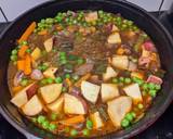 A picture of step 4 of Sweet potato coconut mushroom stew.