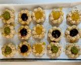 รูปขั้นตอนการทำที่ 3 ของ คุกกี้🍪กรอบหน้าแยมสับปะรด🍍และเชอร์รี่ 🍒🎄🎅Jam Cookies 🍒🎁