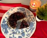 รูปขั้นตอนการทำที่ 7 ของ Blueberry Flan Pie 🫐🥧บลูเบอร์รี่คัสตาร์ดพาย🎄🎁