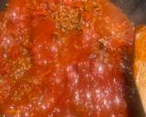 A picture of step 6 of Spaghetti Bolognese.