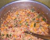 A picture of step 4 of Vegetable rice.