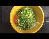 A picture of step 1 of Indonesian Vegetable Fritters (bakwan sayur).