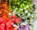 A picture of step 2 of Vegetable salsa.