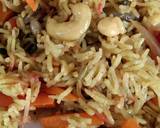 A picture of step 6 of Vegetable biryani.