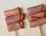 A picture of step 5 of Japanese Kushiage (deep fried Japanese Leek skewers).