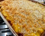 A picture of step 12 of Seasonal vegetable pie with pumpkin mash and West Country cheddar crumb.