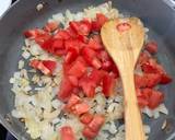 A picture of step 2 of Curried ground beef with vegetables.