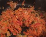 A picture of step 1 of Shrimp Enchiladas with Vegetables.