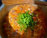 A picture of step 5 of Green maize- red bean salsa with vegetables.