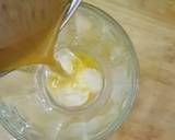 A picture of step 2 of Passion fruit squash.