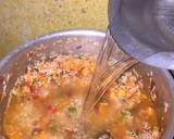 A picture of step 4 of Vegetable rice.