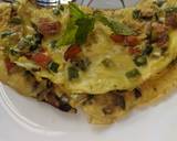 A picture of step 6 of Vegetable OMLETTE.