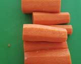 A picture of step 1 of Pickled Carrots and Daikon (Long White Radish).