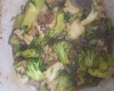 A picture of step 9 of Broccoli Cauliflower Ugali Beef.