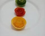 A picture of step 6 of Vegetable n fruit Rose Flowers.# Author marathon.