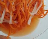 A picture of step 6 of Pickled Carrots and Daikon (Long White Radish).