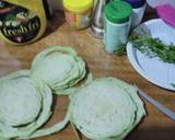 A picture of step 2 of Roasted flavoured cabbage steak. #teamcontest#bakingclassy.