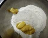 A picture of step 1 of Golden lemon almond cookies.