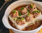 รูปขั้นตอนการทำที่ 5 ของ เต้าหู้นึ่งหมูสับ (เมนูเด็ก 1 ขวบขึ้นไป)