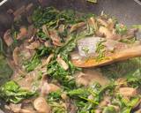 A picture of step 10 of Mushroom, Miso and Spinach Spaghetti.