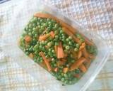 A picture of step 3 of Blunched vegetables# author Marathon contest #.