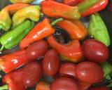 A picture of step 1 of Hungarian Vegetable stew (Lecsó).