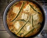 A picture of step 5 of The Savoury Side - Asparagus and Pant-Ys-Gawn Clafoutis.