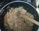 A picture of step 5 of Vegetable pilau.