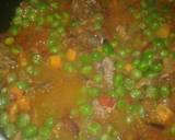 A picture of step 7 of Peas/beef stew #vegetable contest.