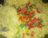 A picture of step 2 of Vegetable rice.