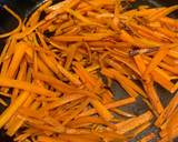 A picture of step 3 of Carrot Namul.