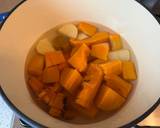 A picture of step 2 of Butternut Squash Soup.