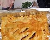 A picture of step 5 of Large chicken & mushroom puff pastry pasty 😋😋 In Airfryer.