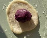 รูปขั้นตอนการทำที่ 5 ของ โมจิสองรส🍠🥜🍡Mochi 🍡(with matcha peanut🍵 🥜paste and purple potato paste🍠🥛)