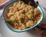 A picture of step 4 of Vegetable pulao.