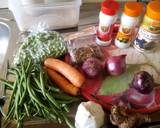 A picture of step 1 of Vegetable pulao/pilau.